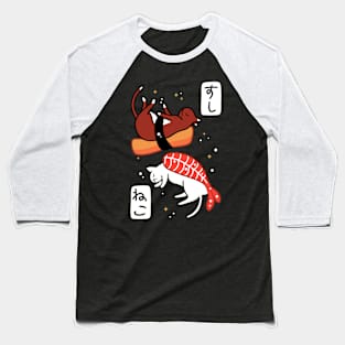 Neko sushi Baseball T-Shirt